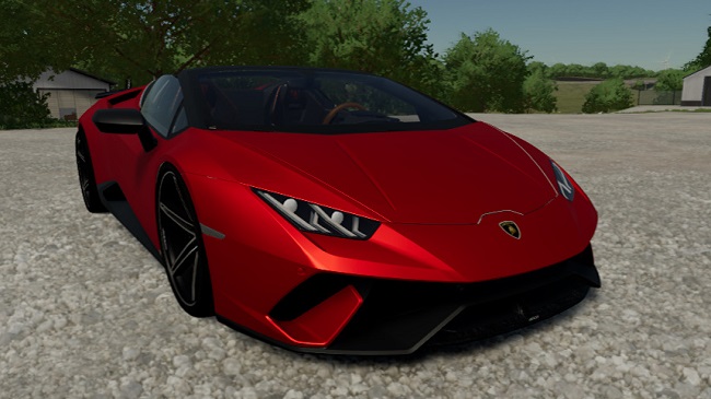 Lamborghini Huracan Spider v1.0 для Farming Simulator 22 (1.8.x)