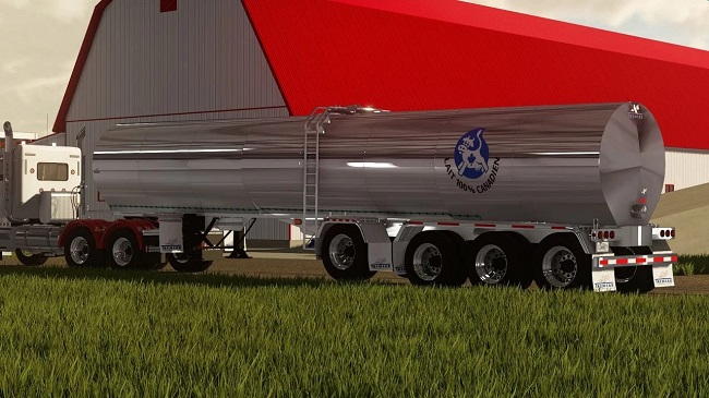 Canadian Milk Trailer v1.0 для Farming Simulator 22 (1.8.x)