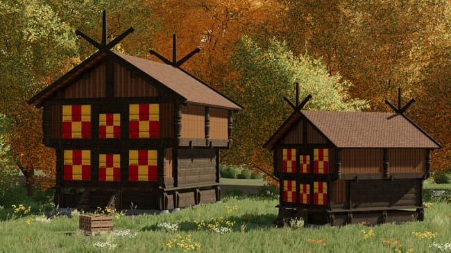 Wooden BeeHive v1.0 для Farming Simulator 22 (1.8.x)