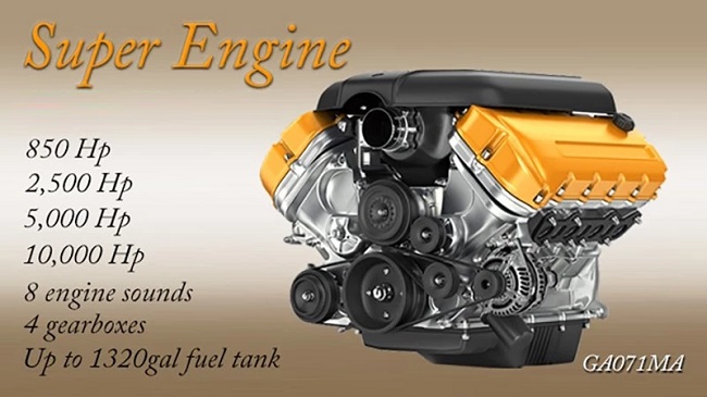New Super Powerful Engines v3.2 для American Truck Simulator (1.46.x)