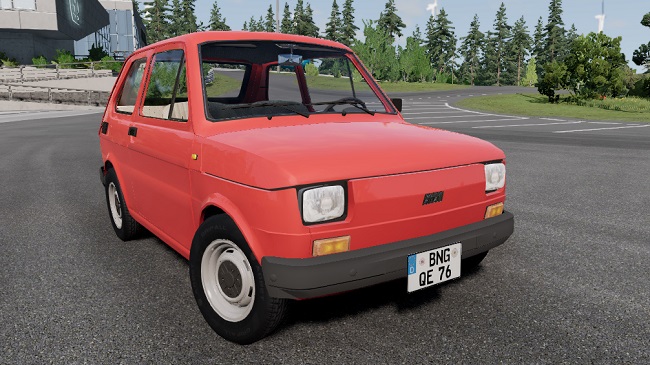 Fiat 126 New v1.0 для BeamNG.drive (0.27.x)