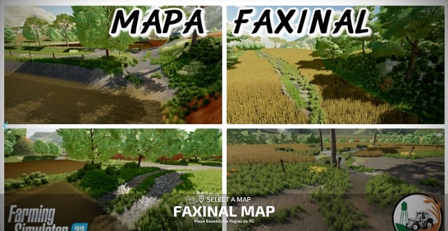 Карта Faxinal v1.0 для Farming Simulator 22 (1.8.x)