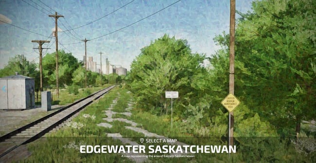 Карта Edgewater Saskatchewan v1.1 для Farming Simulator 22 (1.9.x)