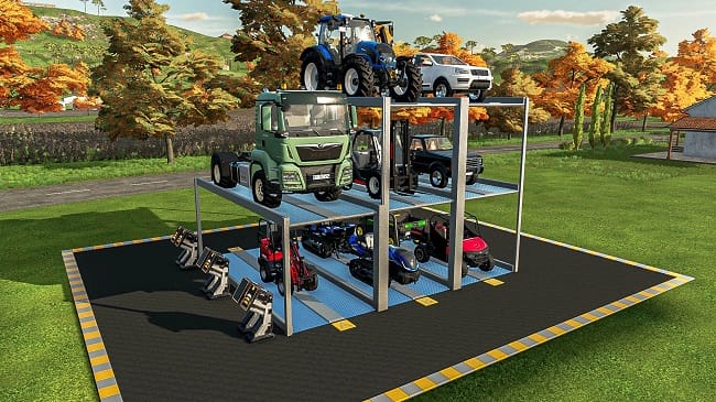Pit Mechanical Parking v1.0 для Farming Simulator 22 (1.8.x)