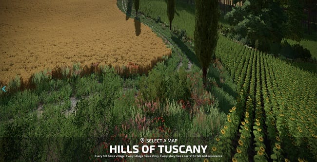 Карта Hills Of Tuscany v1.1.0.3