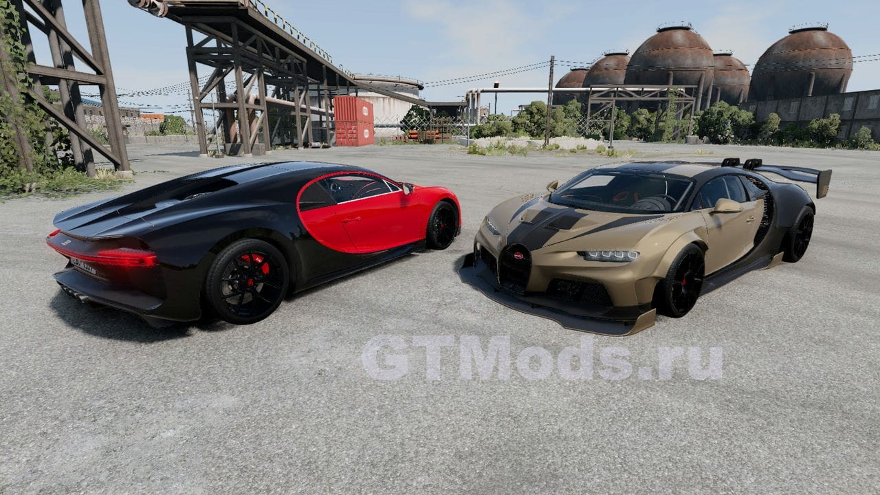 Bugatti Chiron 2018 v1.35 » Моды для игр про автомобили от GTMods.ru