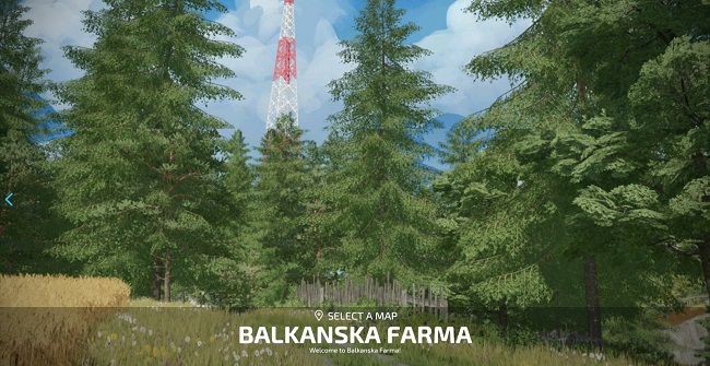 Карта Balkanska Farma v1.0 для Farming Simulator 22 (1.9.x)