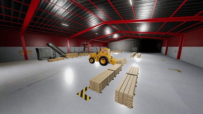 Custom Sawmill v1.1 для Farming Simulator 22 (1.9.x)