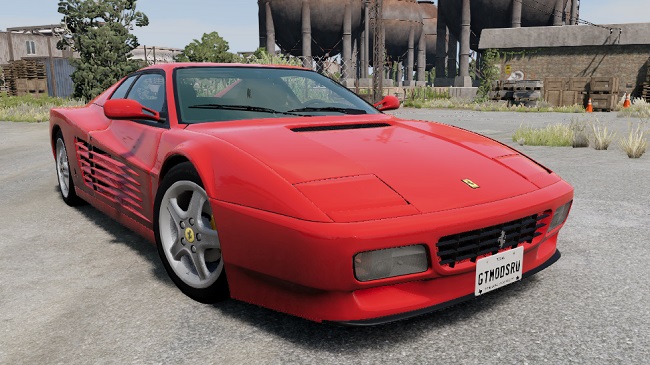 Ferrari 512TR v1.0 для BeamNG.drive (0.28.x)