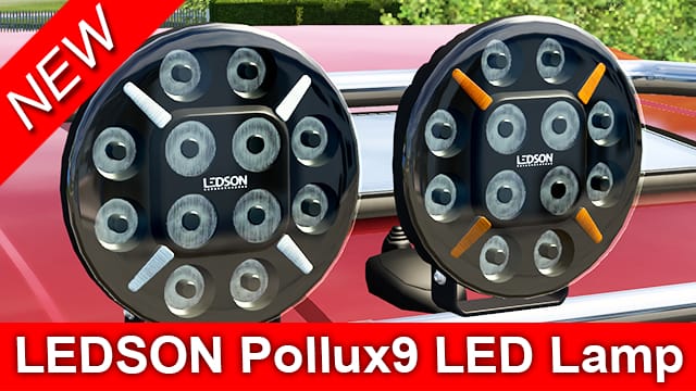 LEDSON Pollux9 LED Lamp для Euro Truck Simulator 2 (1.46.x)