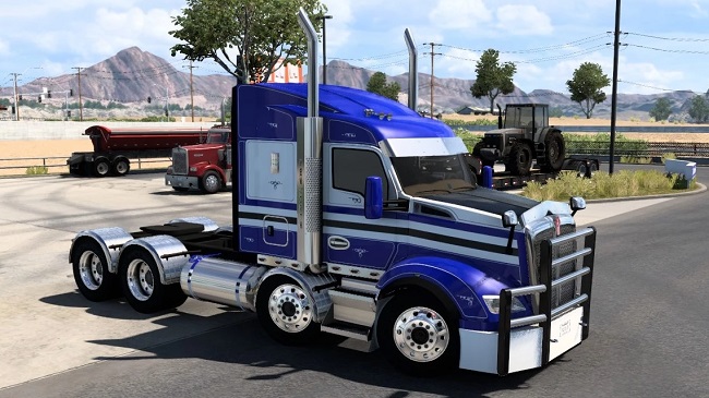 Kenworth T610 Custom v1.0 для American Truck Simulator (1.48.x)
