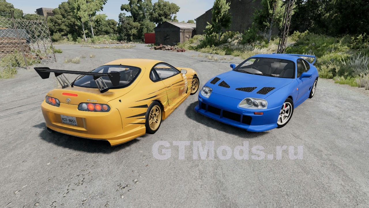 Toyota SUPRA v1.0 Updated для BeamNG.drive (0.27.x) » Моды для игр про  автомобили от GTMods.ru