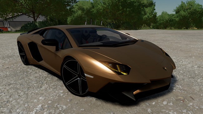 Lamborghini Aventador Lp750 v1.0 для Farming Simulator 22 (1.9.x)