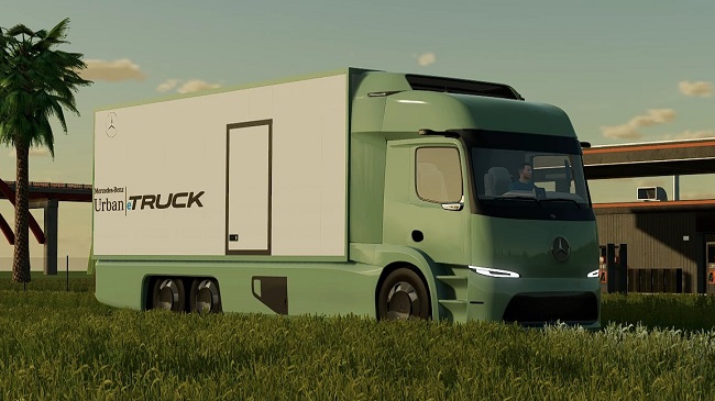 Mercedes Urban E-Truck v1.0 для Farming Simulator 22 (1.9.x)