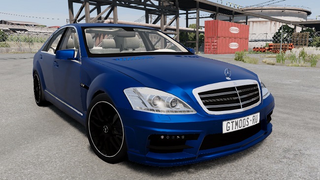 Mercedes-Benz S-Class W221 v2.3.1 для BeamNG.drive (0.28.x)