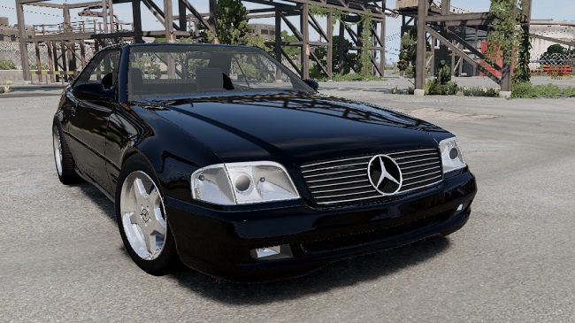 Mercedes SL500 v1.2 для BeamNG.drive (0.28.x)