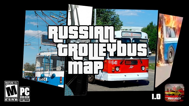 Карта Russian Trolleybus Map v1.0 для BeamNG.drive (0.27.x)