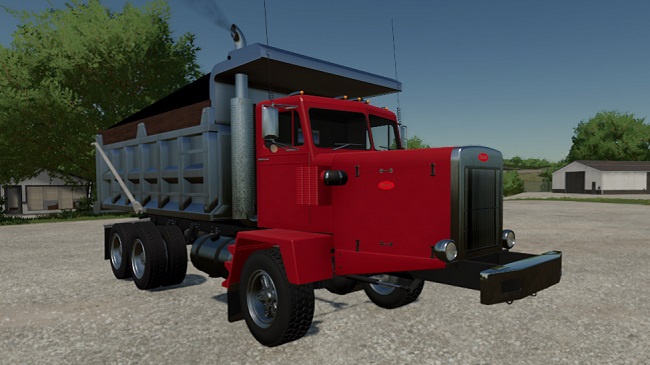Peterbilt 346 Flatbed/AR Truck v1.0 для Farming Simulator 22 (1.9.x)