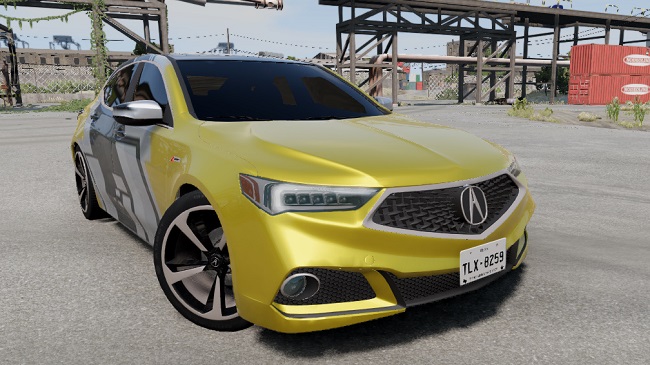 2015 Acura TLX v1.0 для BeamNG.drive (0.29.x)