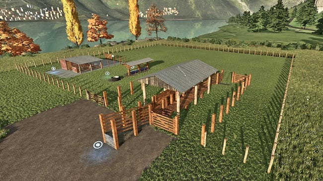Cow Pasture With Milking Barn v1.1