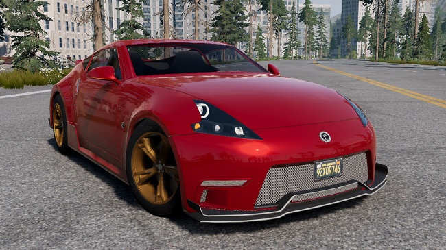 Nissan 370GT Custom v1.0 для BeamNG.drive (0.27.x)