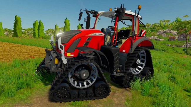 Fendt 700 Vario S4 Tracks v1.5 для Farming Simulator 22 (1.9.x)