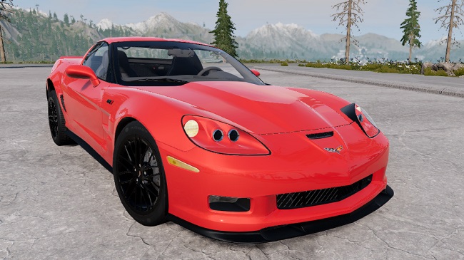 Chevy Corvette C6 ZR1 v1.0 для BeamNG.drive (0.28.x)