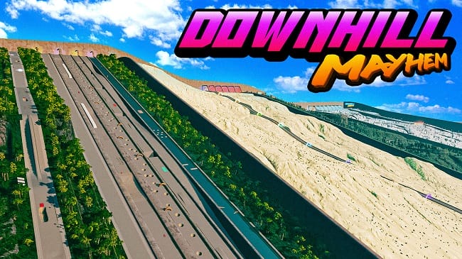 Карта Downhill Mayhem v1.03 для BeamNG.drive (0.28.x)