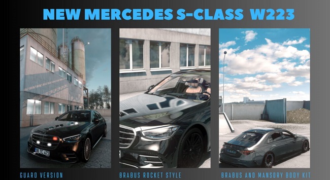 Mercedes-Benz S-Class 2022 Full Body Kit Mega Pack v1.0
