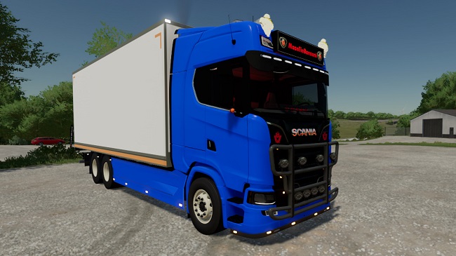 Scania with Tail Lift v2.0 для Farming Simulator 22 (1.9.x)