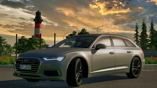 Audi A6 Avant 2019 v1.0 для Farming Simulator 22 (1.9.x)