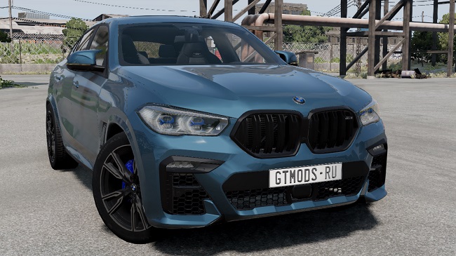 BMW X6M Competition 2021 v1.0 для BeamNG.drive (0.29.x)