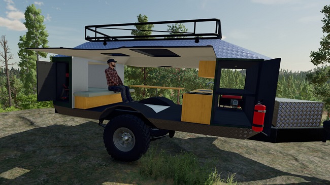 Overland Trailer v1.0.0.1 для Farming Simulator 22 (1.9.x)