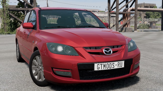 Mazda 3 MSP v1.2 для BeamNG.drive (0.28.x)