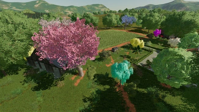 Collection Of Colorful Trees v1.0.0.2 для Farming Simulator 22 (1.9.x)