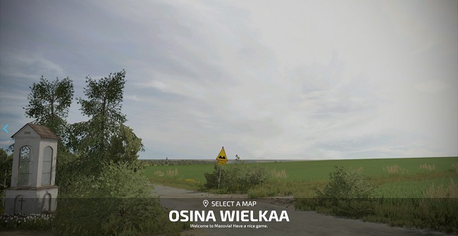 Карта Osina Wielka v1.0 для Farming Simulator 22 (1.9.1.x)