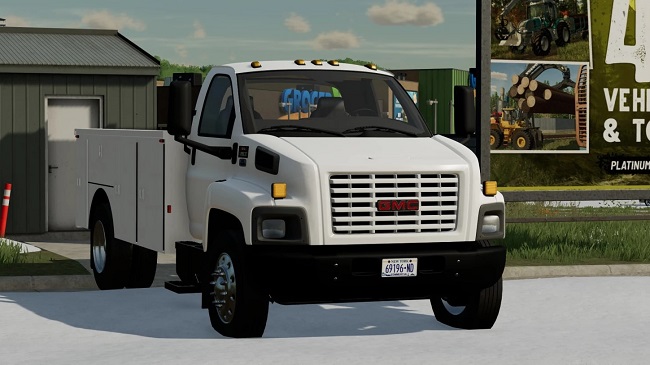 2009 GMC Topkick C8500 Service Truck v1.0 для Farming Simulator 22 (1.9.x)