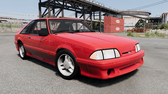 1993 Foxbody Mustang Cobra v1.0 для BeamNG.drive (0.28.x)