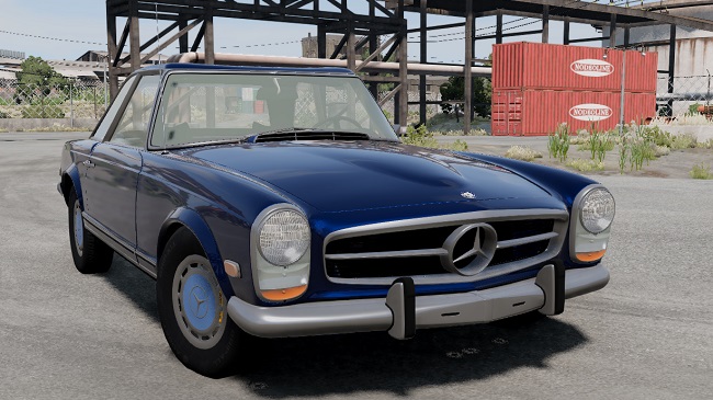 Mercedes-Benz 280 1967 v1.0 для BeamNG.drive (0.29.x)