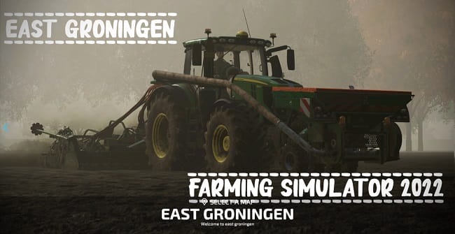 Карта East Groningen v1.1 для Farming Simulator 22 (1.10.x)
