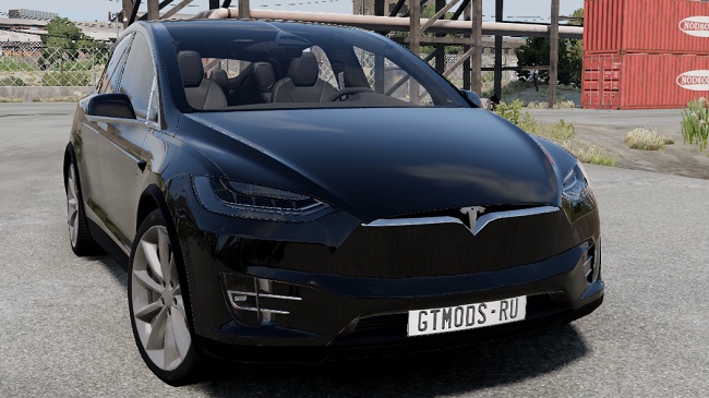 Tesla Model X v1.0 для BeamNG.drive (0.28.x)