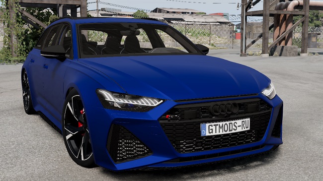 Audi RS6 Avant (C8) 2020 v1.0 для BeamNG.drive (0.28.x)