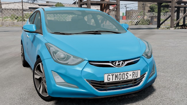 Hyundai Elantra 2015 v1.0 для BeamNG.drive (0.28.x)