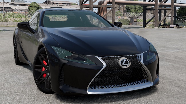 Lexus LC500 2018-22 v1.1 для BeamNG.drive (0.28.x)