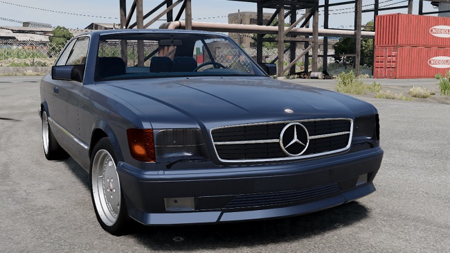 Mercedes-Benz W126 560SEC v1.1 для BeamNG.drive (0.28.x)