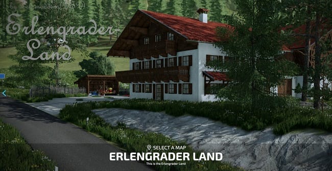 Карта Erlengrader Land v1.0.1 для Farming Simulator 22 (1.9.x)