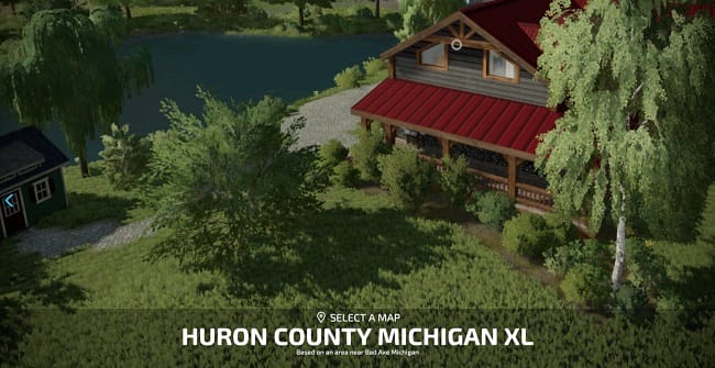 Карта Huron County Michigan XL v1.2.1.0 для Farming Simulator 22 (1.9.x)