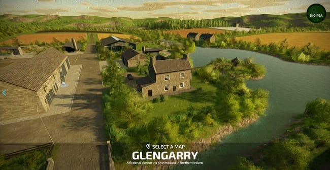 Карта Glengarry v1.0.0.0 для Farming Simulator 22 (1.9.x)