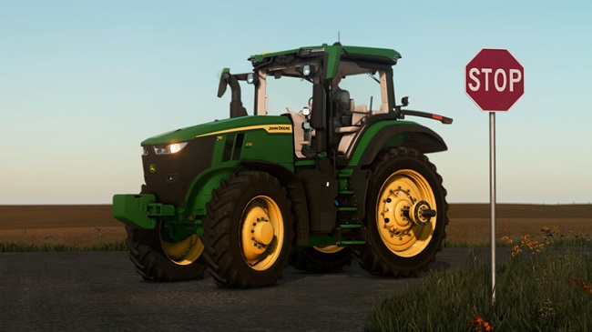 John Deere 7R US Series v1.0 для Farming Simulator 22 (1.9.x)