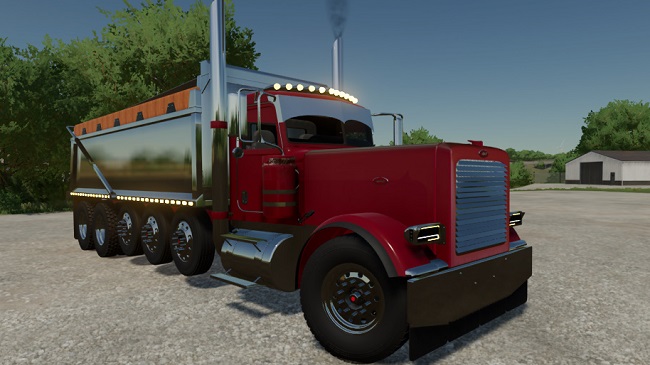 PeterBilt 389 Dump Truck v1.0 для Farming Simulator 22 (1.9.x)